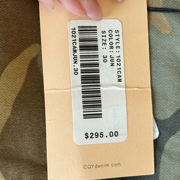 CQY Anthropologie Charm Jungle Minimalist Camouflage Pants Sizes 25 and 30 NWT - Picture 13 of 14